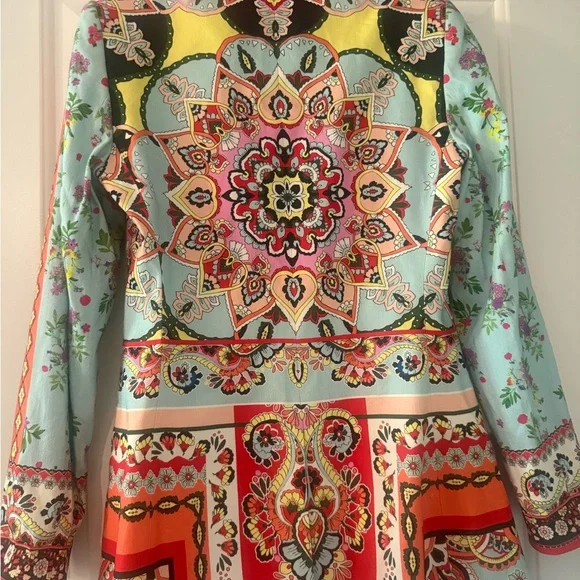 Alice & Olivia Nate Euphoria Colorful Women's Jacket/Blazer EUC size Small - Picture 5 of 6